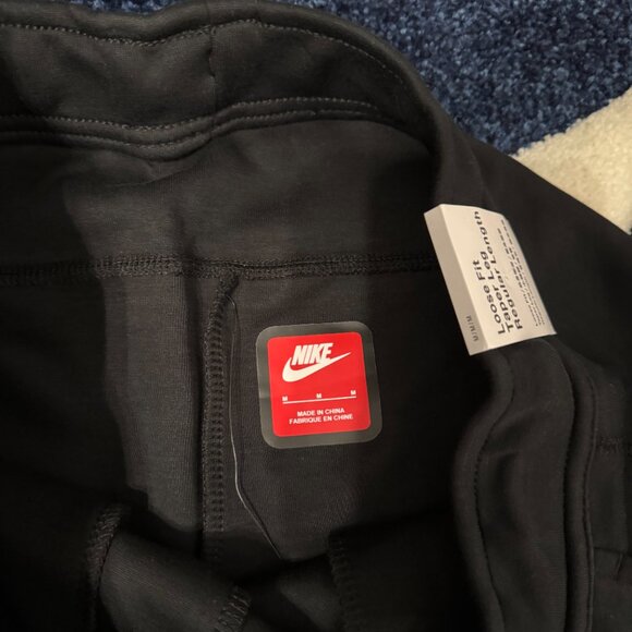 Nike Sportswear Tech Fleece Full-Zip Hoodie & Joggers Set Black Mens M or Large - Picture 6 of 7